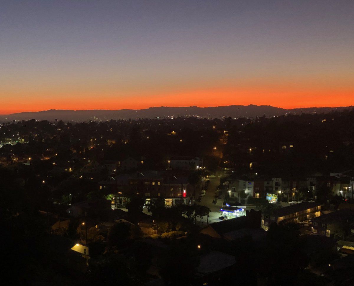 Sunset view from Sargent Place